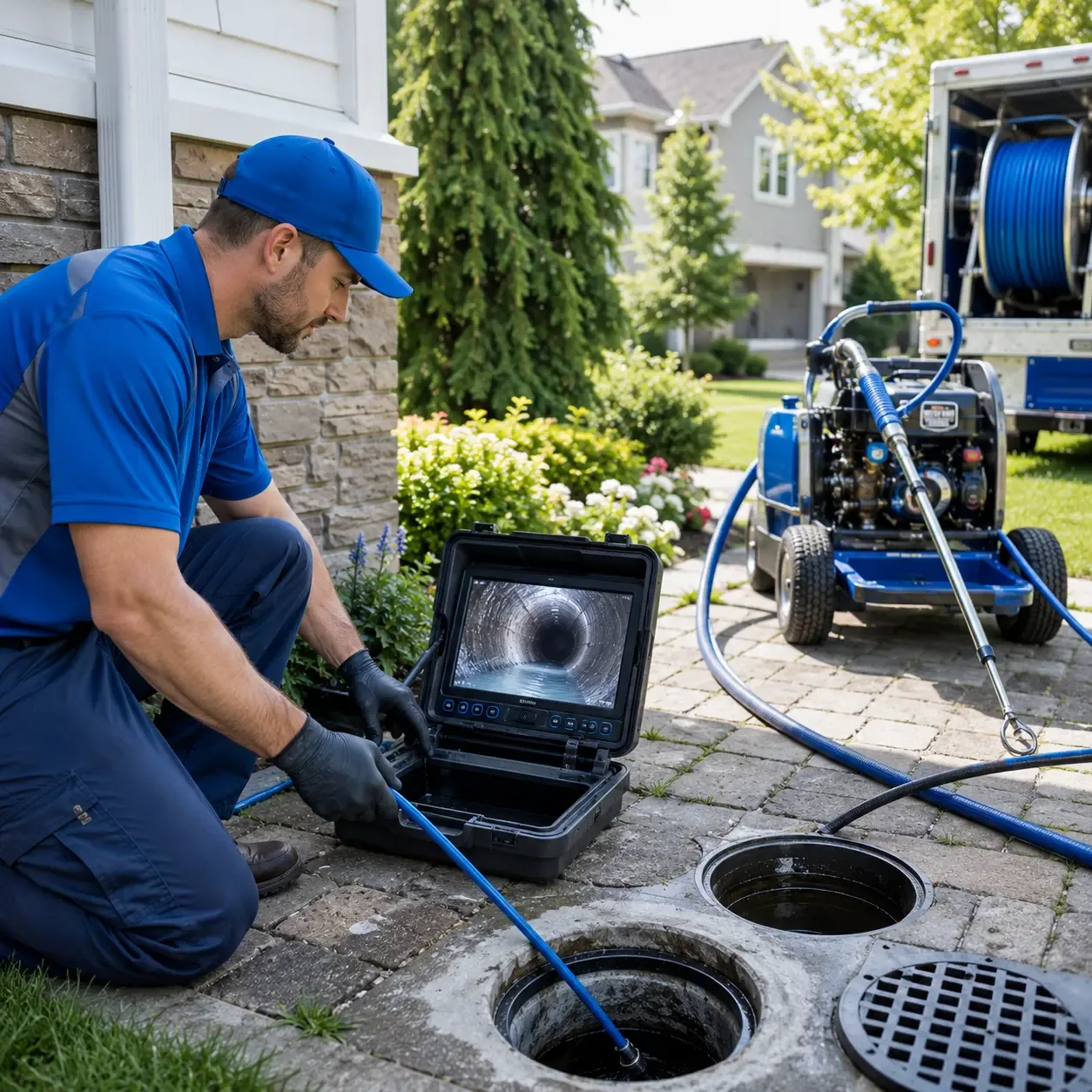 Outdoor drain cleaning professionals serving Veedersburg, IN